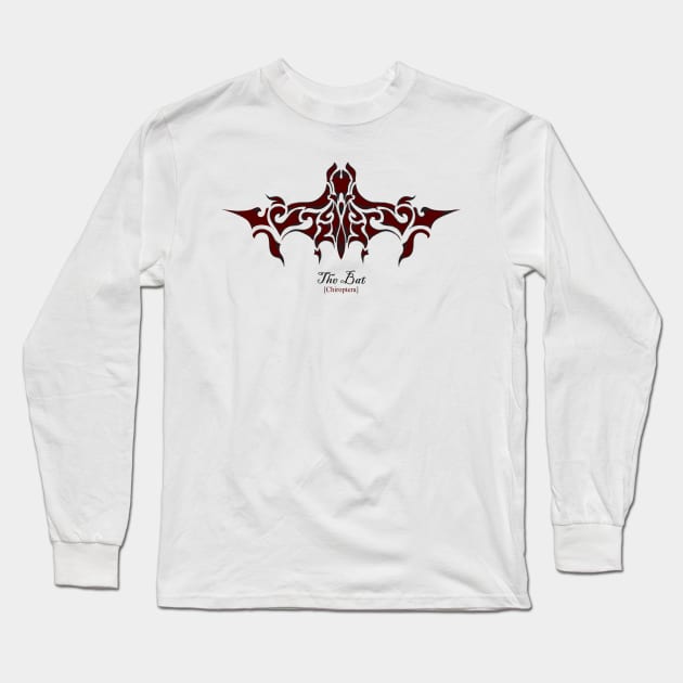 The Bat - red Long Sleeve T-Shirt by Ravendax